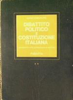 Dibattito politico e CostituzioneIItaliana. Avviamento alla partecipazione politica