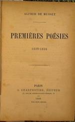 Premieres poesies 1829. 1835