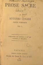 Prose Sacre. Scelte di Antonio Cesari, Prete Veronese