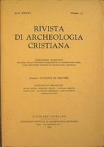 Rivista di Archeologia Cristiana. Anno XXVIII 1952