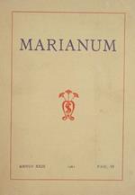 Marianum - Dicembre 1961. Annus XXIII - Fasc. 4