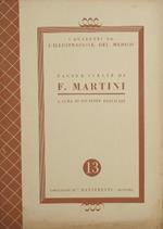 Pagine scelte di F. Martini