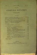 Nuovo Giornale Botanico Italiano. Volume I numero 3