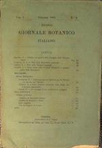 Nuovo Giornale Botanico Italiano. Volume I numero 4