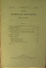 Nuovo Giornale Botanico Italiano. Volume II numero 4