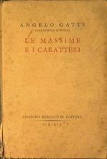 Le massime e i caratteri