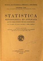 Statistica metodologica ed applicata ad uso degli istituti tecnici commerciali