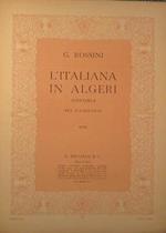 L' Italiana in Algeri. Sinfonia per pianoforte