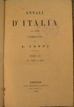 Annali D'Italia- Tomo IX dal 1846 al 1847