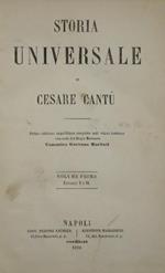 Storia Universale di Cesare Cantù. Vol. I. Vol. I: Epoche I e II