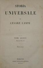 Storia Universale di Cesare Cantù. Vol. V. Vol. V: Epoche IX e X