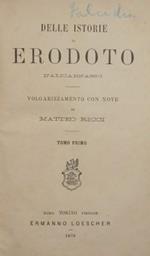 Delle istorie di Erodoto d'Alicarnasso. Vol. I