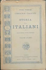 Storia degli italiani. Vol. IV