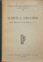 Scritti e discorsi. Dal 1929 al 1931