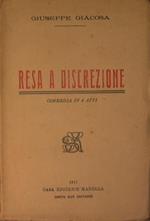 Resa a discrezione (commedia in quattro atti)