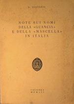 Note sui nomi della Guancia e della Mascella in Italia