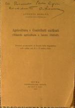 Agricoltura e contributi unificati. (Bilanci agricoltura e lavoro 1948-49)