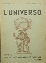 universo. Marzo-Aprile 1951. Rivista mensile dell'Istituto Geografico Militare L'