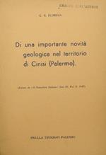 Di una importante novità geologica nel territorio d Cinisi (Palermo)