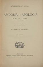 Aridosia. Apologia. Rime e lettere