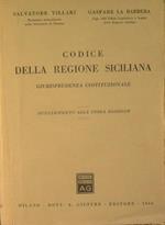 Codice della Regione siciliana. Giurisprudenza costituzionale