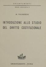 Introduzione allo studio del diritto costituzionale