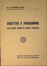 Direttive e Programma dell'unione uomini di Azione Cattolica