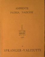 Ambiente, Patria, Nazione