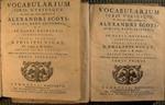 Vocabularium juris utriusque ex variis ante editis, praesertim ex alexandri scoti, jo. Kahl, barn. Brissonii, et jo. Gottl. Heineccii, accessionibus. opera, et studio b. Philippi vicat. Editio prima veneta