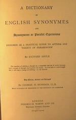 A Dictionary of English synonymes. And synnonymous or parallel expression
