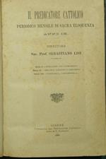 Il predicatore cattolico. Anno IX Periodico mensile di sacra eloquenza