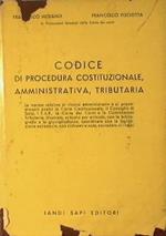 Codice di procedura costituzionale amministrativa tributaria