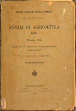 Annali di agricoltura 1881. Parte scientifica
