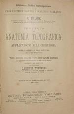 Trattato di anatomia topografica con applicazioni alla chirurgia