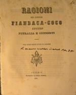 Ragioni pei conjugi Fiandaca. Coco contro Petralia e consorti. Alla gran corte civile di catania