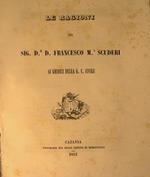 Le ragioni del Sig. D.r D. Francesco M.A Scuderi ai giudici della G.C. Civile