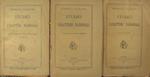 Studio sui caratteri nazionali. Vol. 1: Leggi governanti il loro svolgimento. L'antichità / Vol. 2: L'evo medio e i comuni Italiani / Vol. 3: L'età moderna