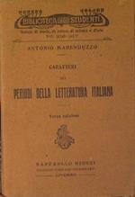 Caratteri dei periodi della letteratura italiana