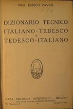 Dizionario tecnico Italiano-Tedesco e Tedesco-Italiano