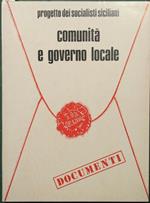 Comunità e governo locale. Progetto dei socialisti siciliani sul nuovo ordinamento degli enti locali