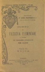 Corso di Filosofia Elemetare