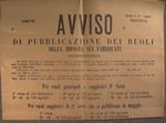 Bando comune di Carini - Avviso di pubblicazione dei ruoli della imposta sui fabbricati (Modello n. 75)