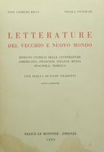 Letterature del vecchio e nuovo mondo. Disegno storico delle letterature americana, francese, inglese, russa, spagnola, tedesca