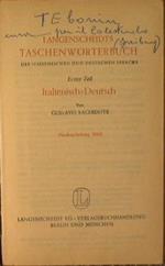 Dizionario tascabile della lingua italiana e tedesca (Taschenworterbuch der italienischen und deutschen sprache). Parte prima: Italiano tedesco. Parte seconda: Tedesco-Italiano