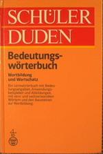 Bedeutungs-worterbuch. Wortbildung und Wortschatz