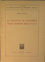 Il concetto di invalidità nelle pensioni dell' I.N.P.S