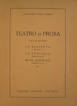 Teatro di prosa. Volume secondo