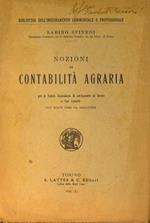 Nozioni di contabilità agraria