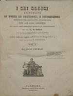 I Sei codici annotati. Vol. I Codice civile. Di tutte le decisioni, e disposizioni interpretative, modificative ed applicative sino all'anno corrente con rinvio alle principali raccolte di giurisprudenza