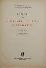 Lezioni di economia politica corporativa